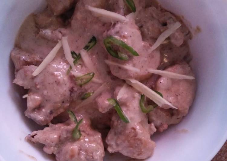 White Chicken karahi