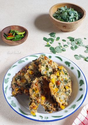 Foto resep Bakwan Daun Kelor
