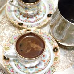 A picture of Arabic coffee (Iraq).