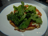Pizza rúcula Y jamón crudo