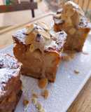 Pudding de manzana caramelizada con speculoos y croissants