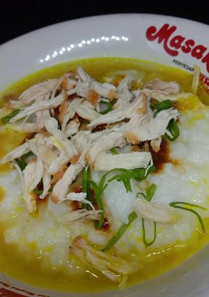 Foto resep Bubur ayam kuah kuning
