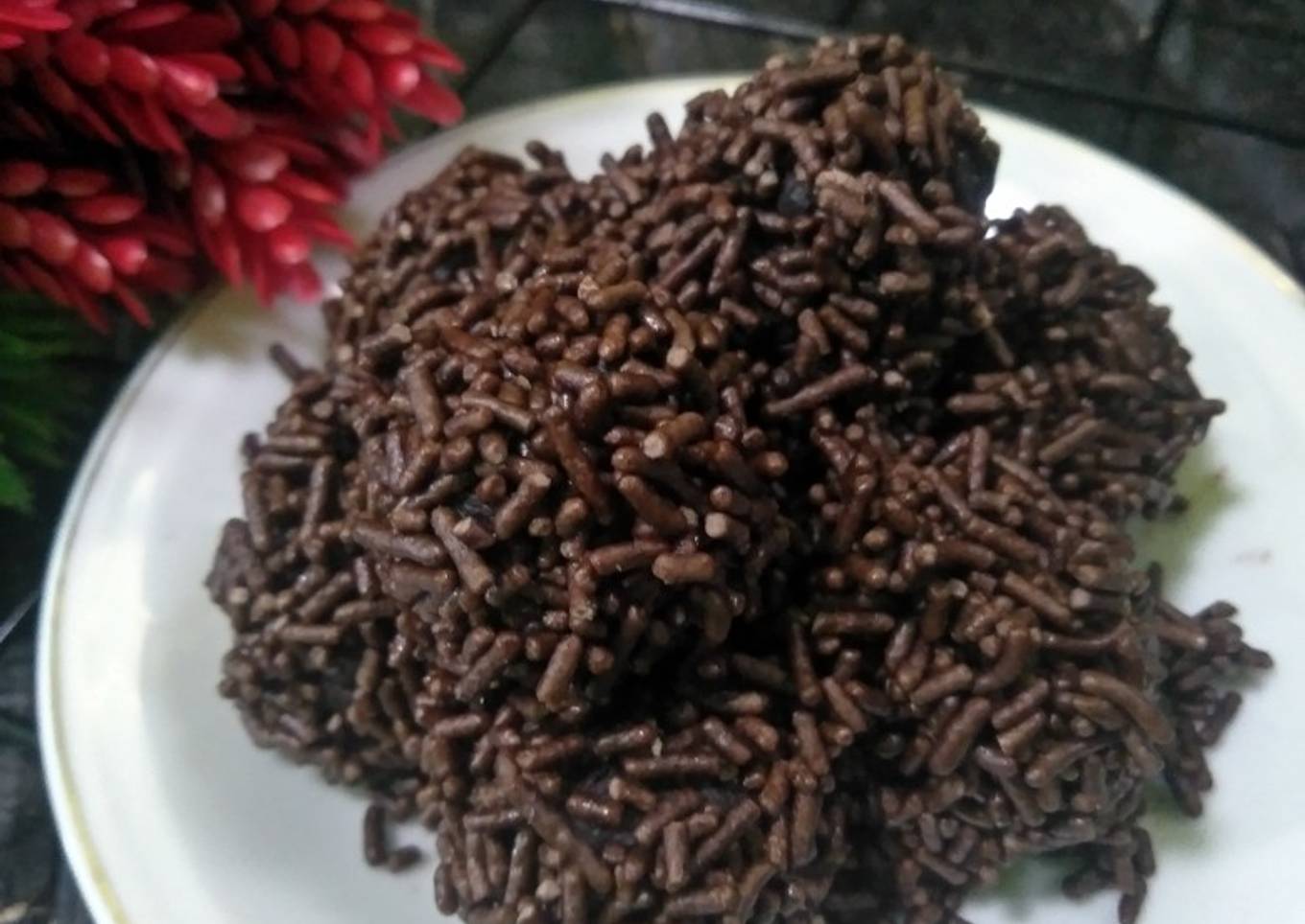 Bola bola brownies coklat