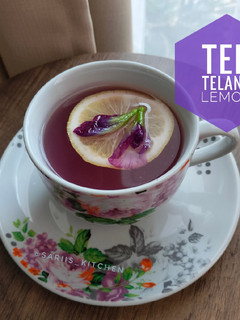 Foto resep Teh Telang Lemon