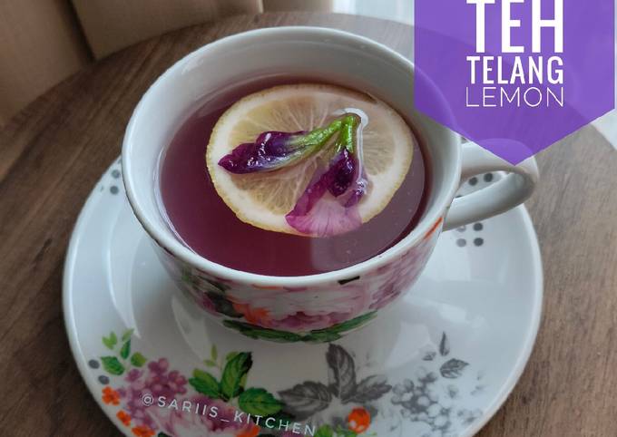 Resep Teh Telang Lemon Oleh Saris Kitchen Cookpad 0316