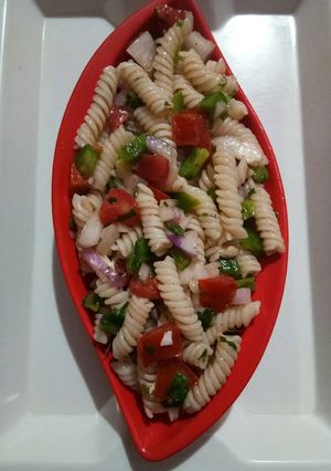 A picture of Pasta salad.
