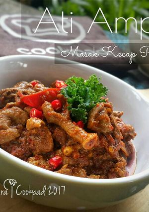Foto resep Ati Ampela Masak Kecap Pedas