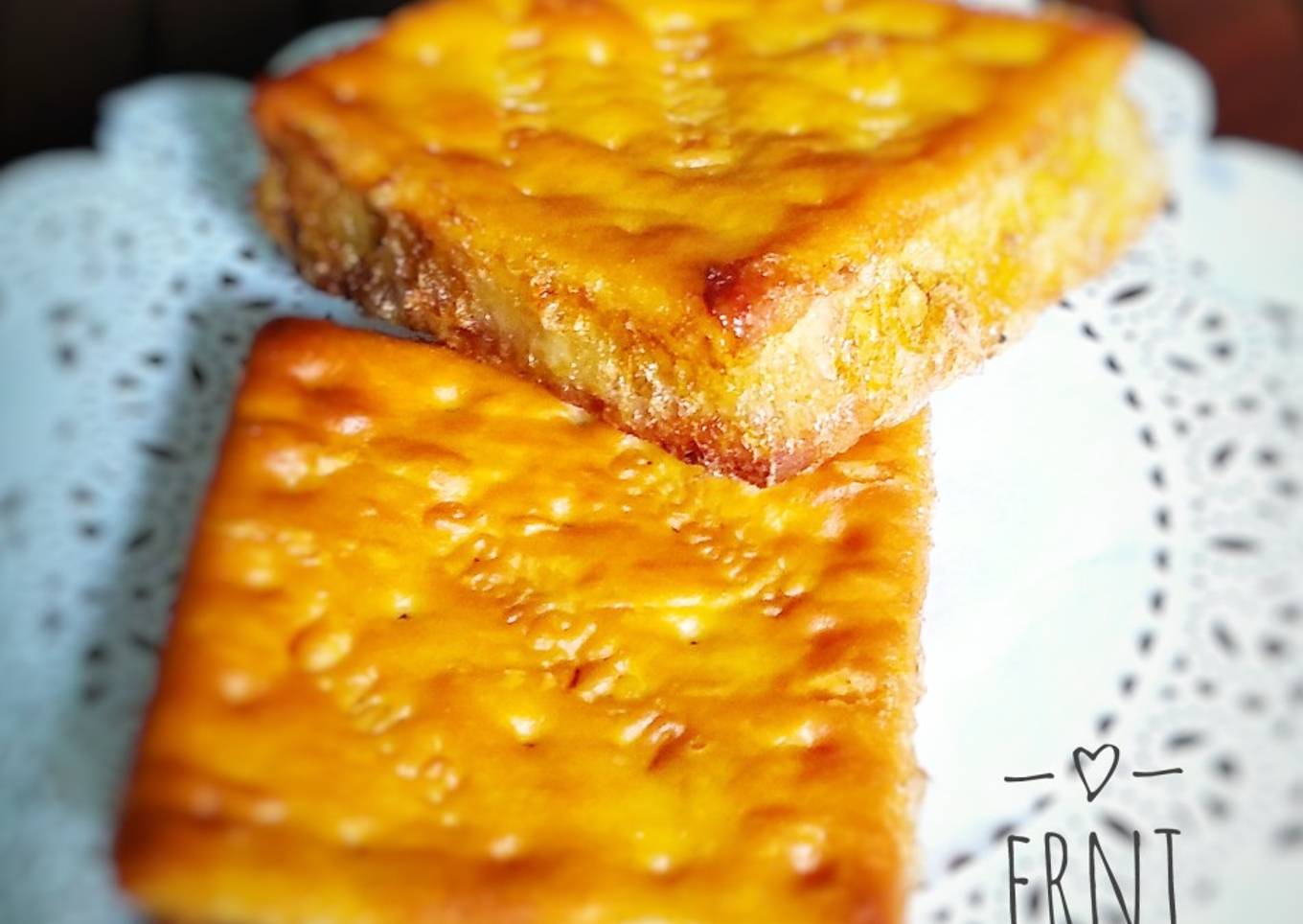 Kue gabin fla susu keju