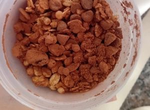 Una foto de Granola de chocolate