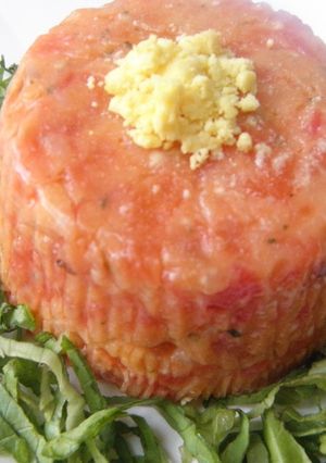 Una foto de Budín de tomates