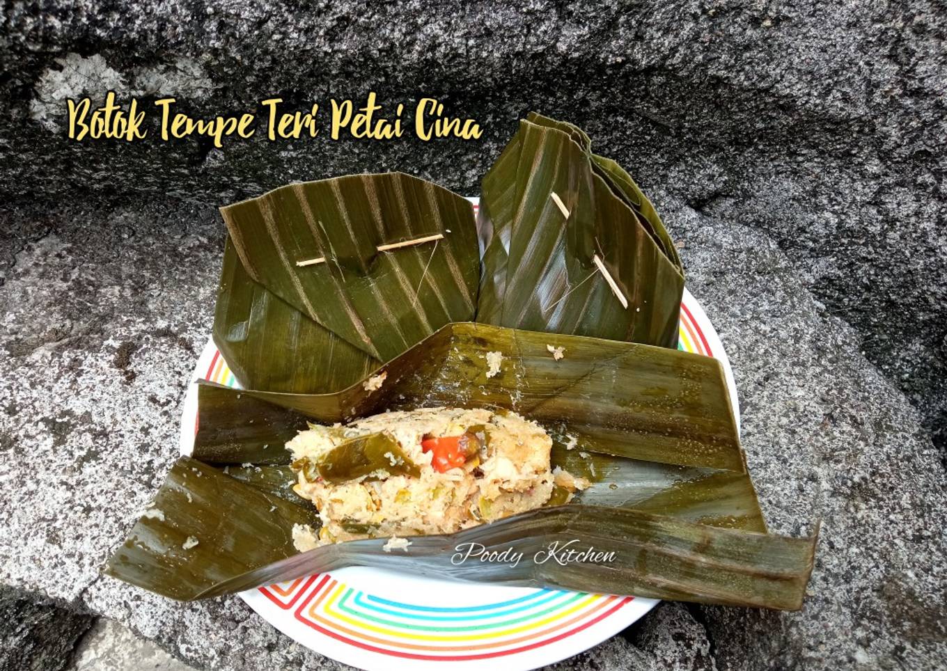 Botok Tempe Teri Petai Cina