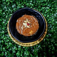 A picture of Kuttu atta Halwa.