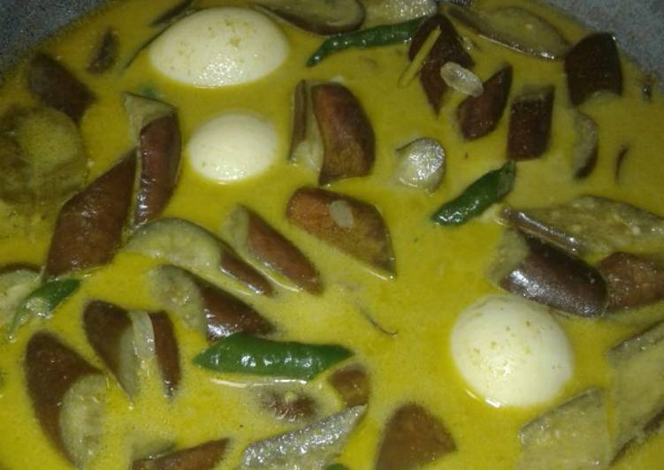 Bumbu Gulai terong campur telor | Resep Membuat Gulai terong campur telor Yang Menggugah Selera