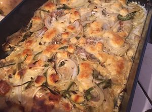 Una foto de Pescado al horno receta light.!