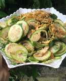 Gỏi cà đắng cá cơm khô