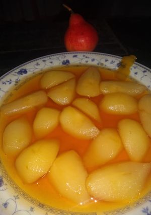 Una foto de Peras caramelisadas