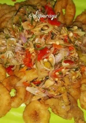 Foto resep Cumi krispi sambal matah