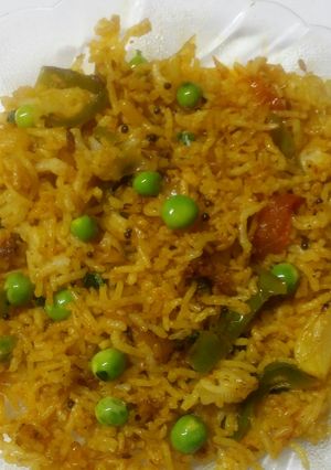 A picture of Veg Tava Pulav.