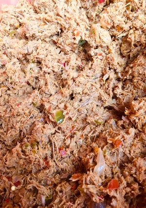 A picture of Samosa fillings.
