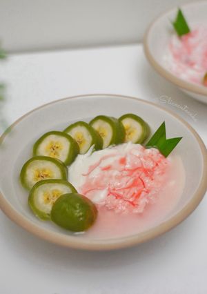 Foto resep Es Pisang Ijo