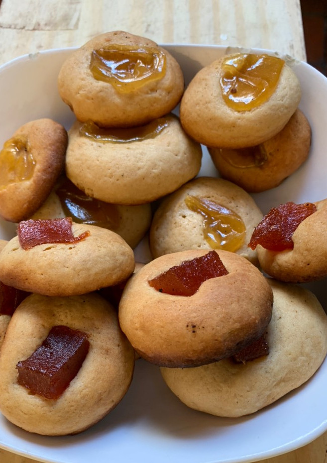 Una foto de Pepas de dulce de leche