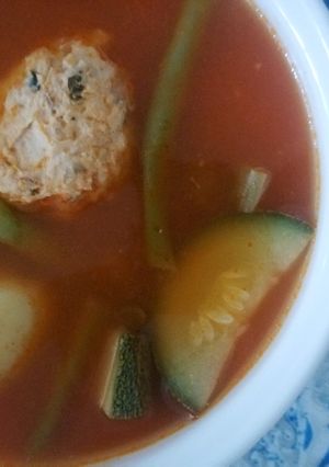 Una foto de Albóndigas de pavo 🦃🍛