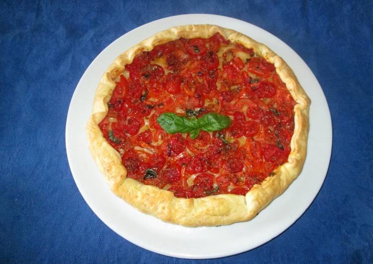 Torta sfogliata ai pomodori