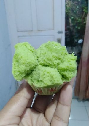 Foto resep Bolu kukus pandan mekar