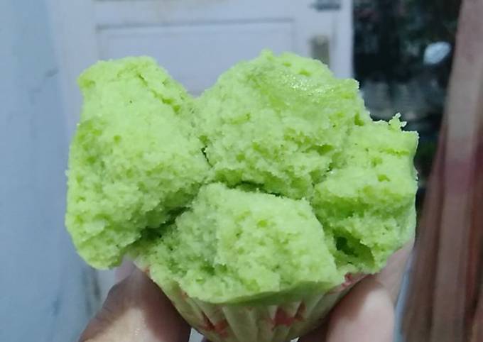 Anti Ribet, Membuat Bolu kukus pandan mekar Bahan Sederhana