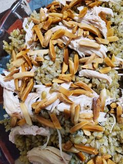 صورة لوصفة كبسة فريك بالدجاج