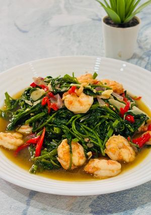 Foto resep 40. Cah KANGKUNG Udang