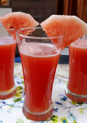 তরমুজের জ্যুস(Watermelon juice recipe in Bengali) রেসিপির প্রধান ছবি