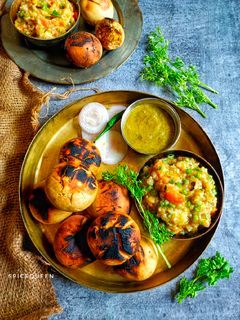 A picture of Litti Chokha.