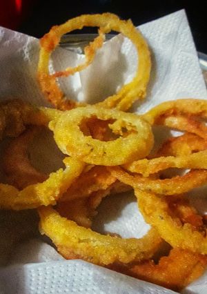 Una foto de Aros de cebolla (OPCIÓN VEGANA🌱)