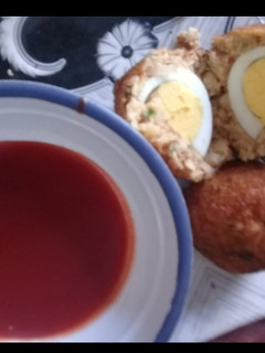 A picture of Fried Egg Balls.