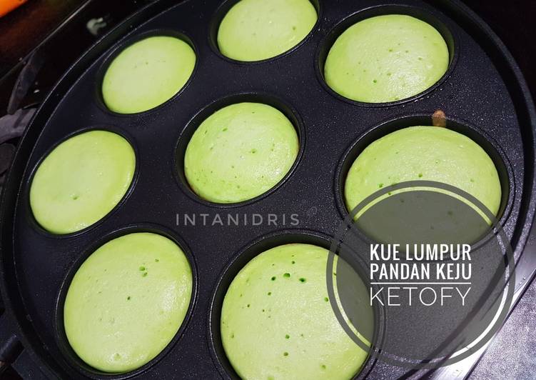 Resep masakan Kue Lumpur Pandan Keju Ketofy #Ketopad_CP_ApaAja | Langkah Membuat Kue Lumpur Pandan Keju Ketofy #Ketopad_CP_ApaAja Yang Anti Gagal