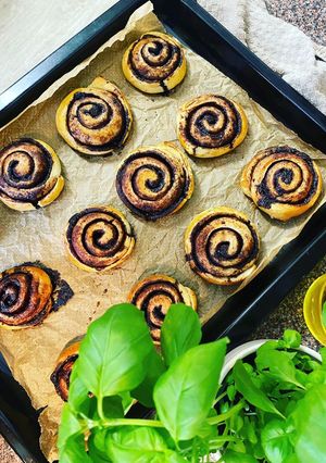 Kakaós csiga recept fotója