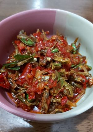 Foto resep Teri Pete Balado