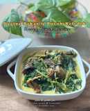 Daging Bakar & Pucuk Keledek Masak Lemak Cili Padi