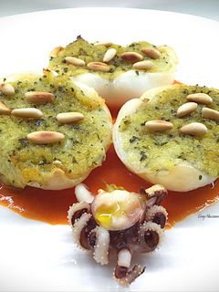 Foto di Seppie ripiene con salsa di datterini