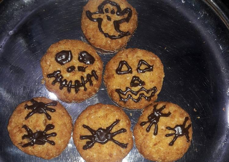 How to Prepare Speedy Halloween oats cookies