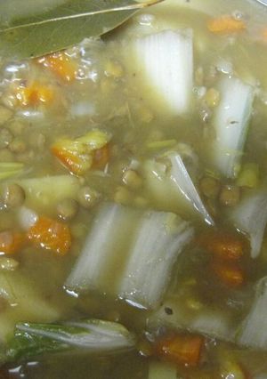 Foto principal de Lentejas con acelga y morcilla