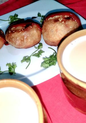A picture of Veg fillet buns.