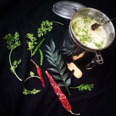 A picture of My best ever summer special curd rice.