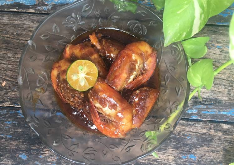 Cara mudah Membuat Udang Saus Inggris yang mudah