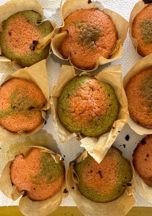 Una foto de Muffins marmolados con dos ingredientes secretos 🇦🇷
