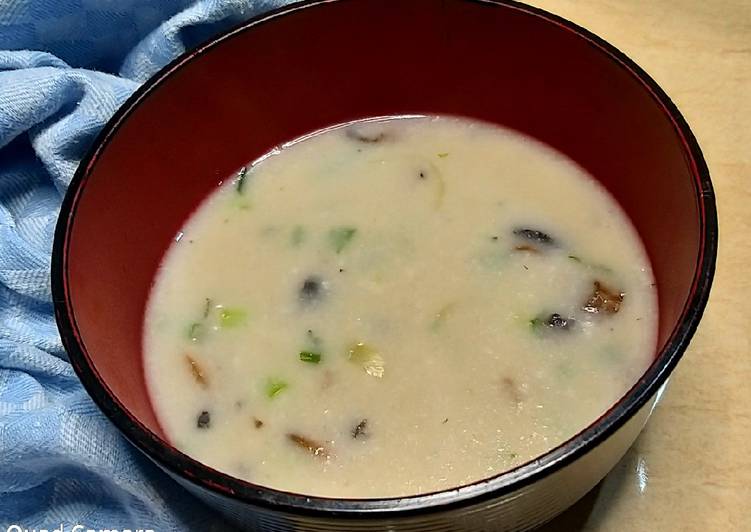 Resep Mudah Bubur jamur Mantul Banget