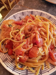 Una foto de Salsa para pastas con pollo