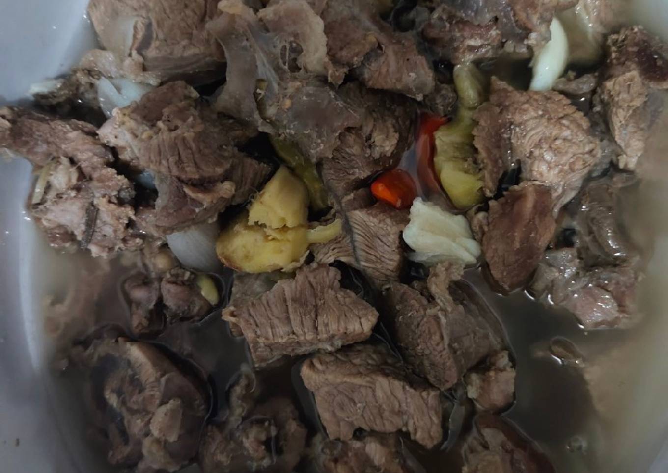 Daging Sapi masak Tiga