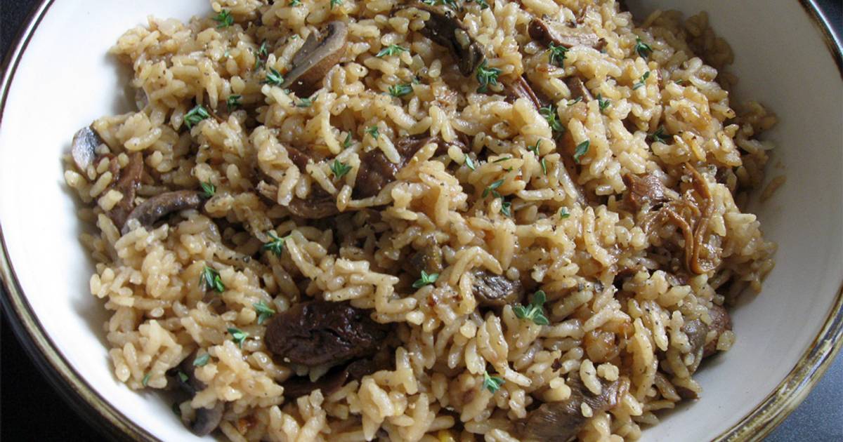 Porcini & Mushroom Rice Recipe by Hiroko Liston Cookpad